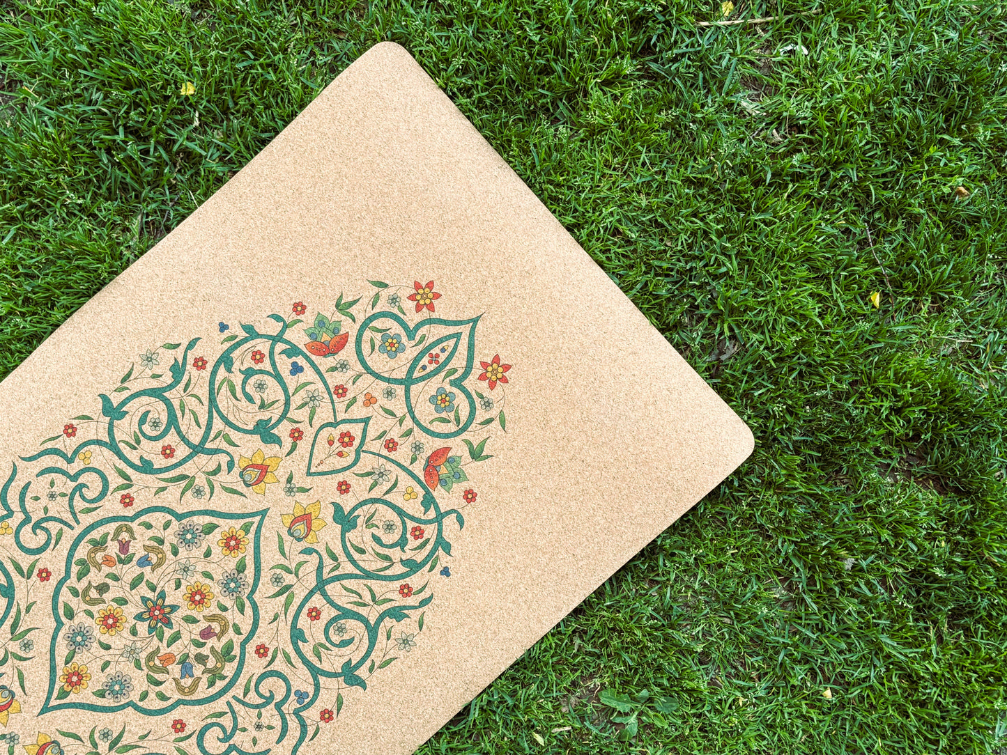 Fleur Mat with cotton strap